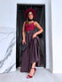Pleated skirt "Fresh Wave PF578" - EGGPLANT PURPLE