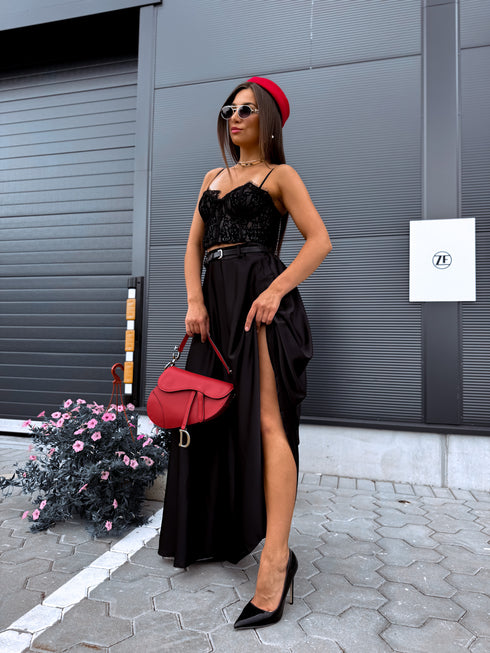 Black skirt "Fresh Wave PF578" - BLACK