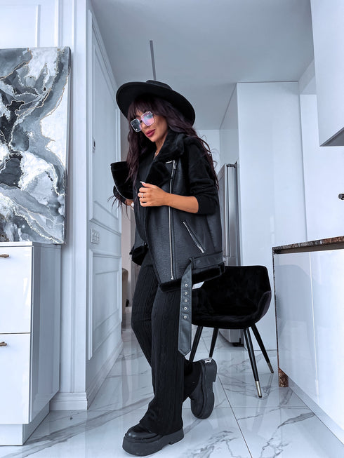 ELYNDI aviatoriaus tipo liemenė - juoda