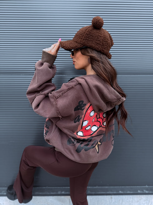 Кофта с анимацией "MICKEY BOW V12051" - CHOCO
