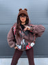 Кофта с анимацией "MICKEY BOW V12051" - CHOCO