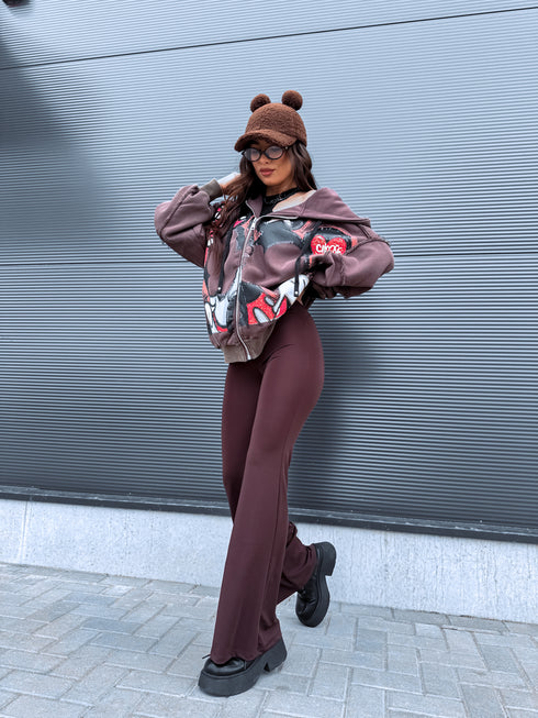 Кофта с анимацией "MICKEY BOW V12051" - CHOCO