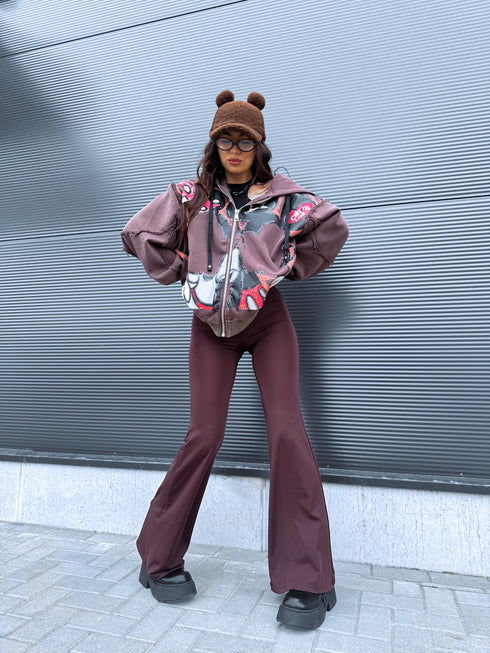 Кофта с анимацией "MICKEY BOW V12051" - CHOCO