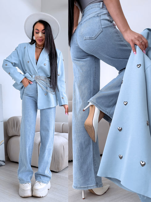 Jeans pants "SEVILLE" DJ2646 - LIGHT BLUE