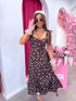 Kleita "DOTTED DECORATION" 1372 - CHOCO