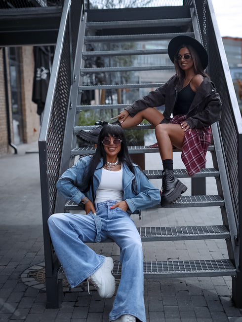 Джинсовая куртка "SALUTE 1939" - синяя