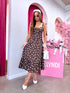Kleita "DOTTED DECORATION" 1372 - CHOCO