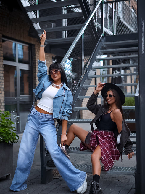 Джинсовая куртка "SALUTE 1939" - синяя