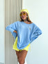 ELYNDI large size sweater "TULIP 37744" - light blue