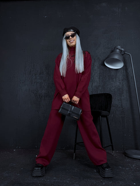 Adīts komplekts "COCTAIL OF FLOWERS" - BORDO