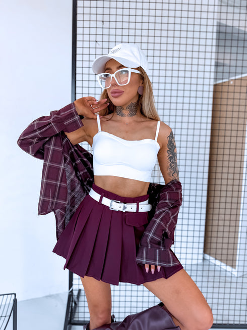 Belaidė liemenėlė V472 "SPACE" - BALTA