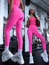 Slimming leggings with underwire 3286 - NEON PINK