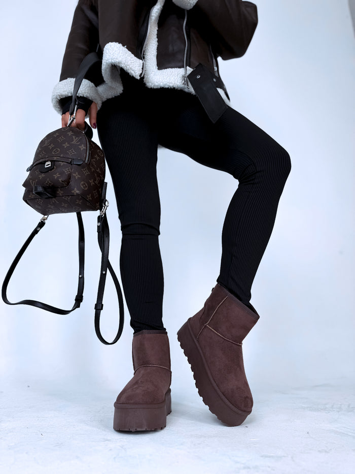 CHOCO ugg type boots "FOREST"