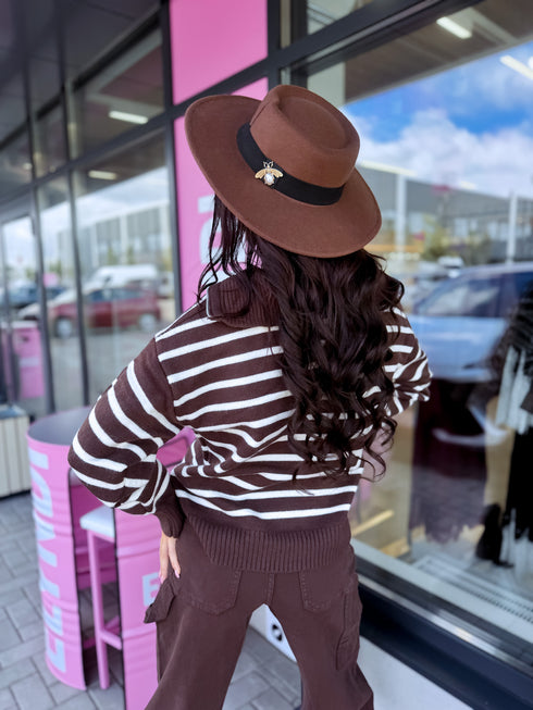 Džemperis "FOREVER YOURS S8802" - CHOCO