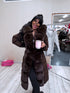 "BARNEY FC7618" long coat - CHOCO PRE-ORDER