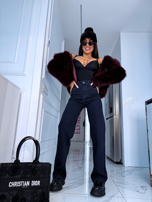 Džinsai "OCEAN DJ2554" - tamsiai mėlyni