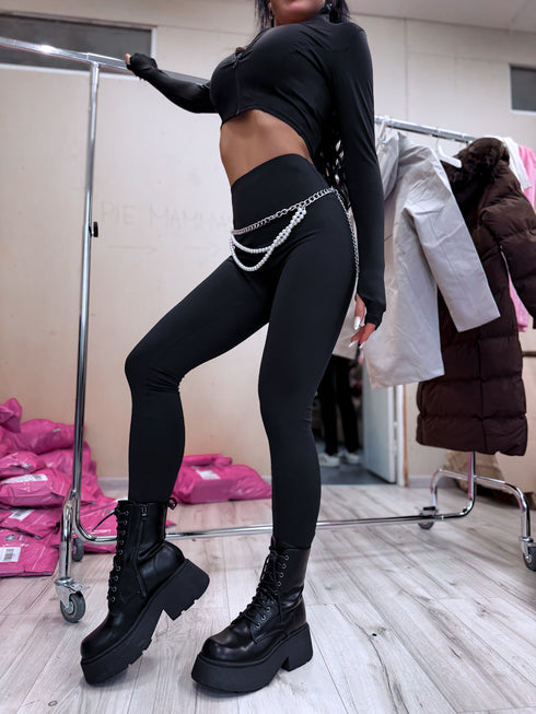 TERMO legingi "CLIMB" LM88212 - JUODI