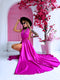 Long dress "SIEVIŠĶĪBA" - LIGHT FUCHSIA