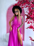 Long dress "SIEVIŠĶĪBA" - LIGHT FUCHSIA