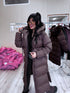 "COYOTE FC7633" long coat - CHOCO