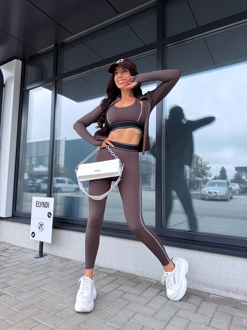 3in1 komplekts "TOTAL LOOK 88330" - CHOCO