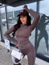 3in1 komplekts "TOTAL LOOK 88330" - CHOCO