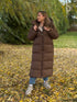 "COYOTE FC7633" long coat - CHOCO