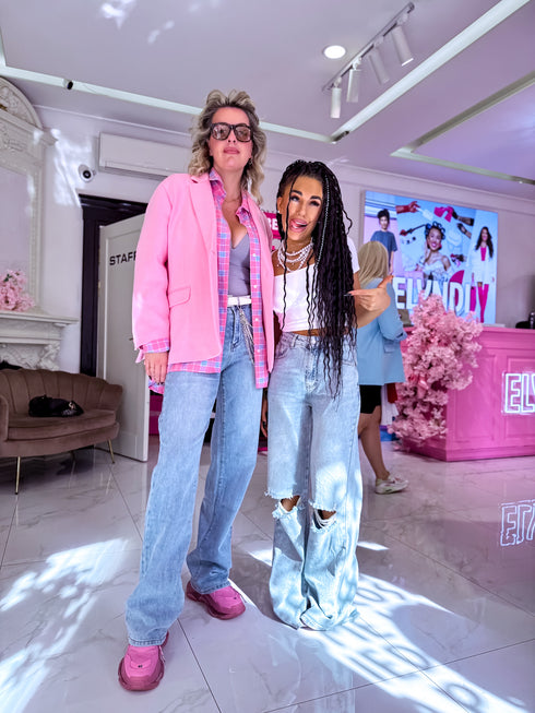 Джинсы H691-2 "BLUE MOON" - СИНИЕ