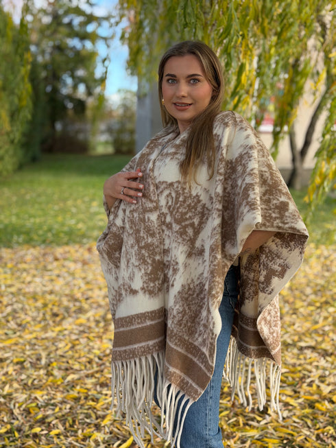 Pončo "ELBRUS LM18091" - bēšs