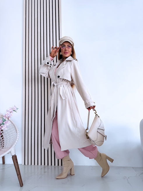 Trench coat "EUPHORIA NA73" - BEIGE