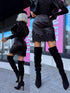 Faux Leather Skirt "LAST SUMMER 8518" - CHOCO PRE-ORDER