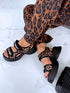 "OBSESSION AL23" vasaros sandalai - leopardas