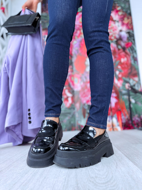 "ROYAL INDIGO" push-up džinsa bikses C059 - TUMŠI ZILAS