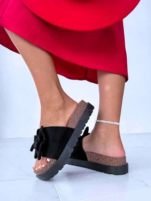 "BOUTIQUE" 3886 slippers - black