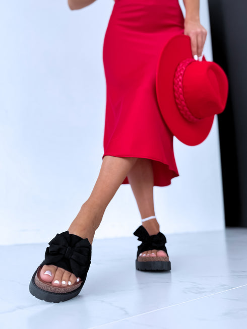 "BOUTIQUE" 3886 slippers - black