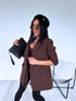 ONE SIZE žakete "LAST KISS" - CHOCO PRE-ORDER