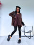 ONE SIZE žakete "LAST KISS" - CHOCO PRE-ORDER