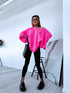 MOHAIR sweater "FRANCE 41356" - bright pink