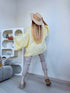 MOHAIR sweater "FRANCE 41356" - yellow
