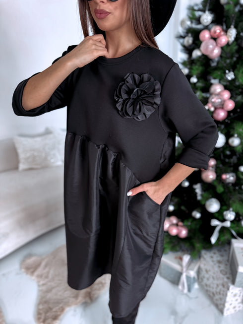 "DARK ROMANCE" kleita 7368 - MELNA