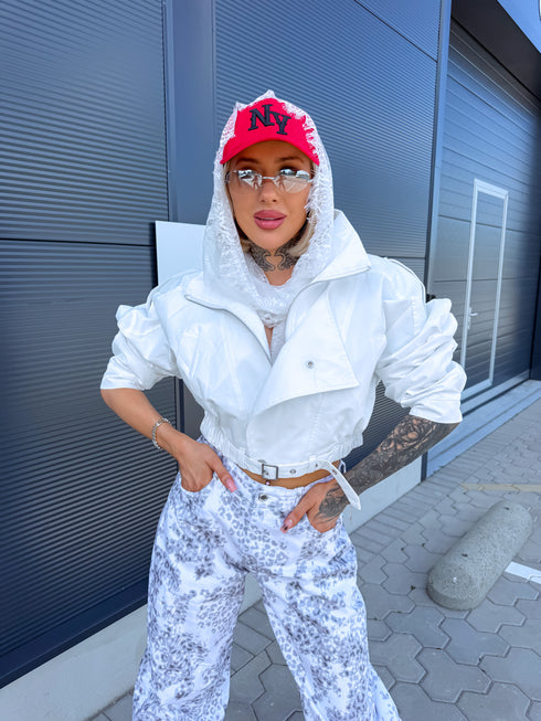 Jacket "GOOD" W55944 - WHITE