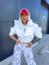Jacket "GOOD" W55944 - WHITE