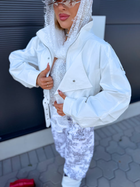 Jacket "GOOD" W55944 - WHITE