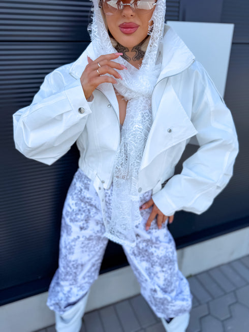 Jacket "GOOD" W55944 - WHITE