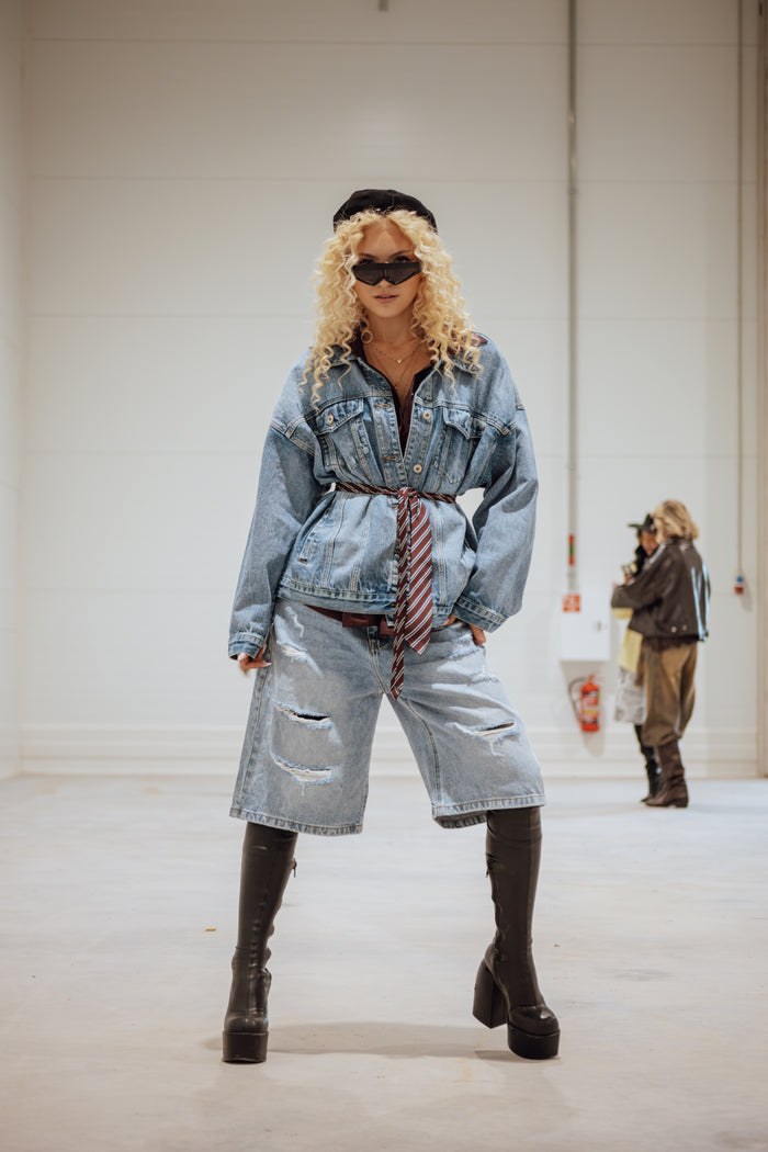 Denim jacket "LOREN X325" - light blue