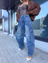 Jeans "BE BETTER" T6109 - BLUE