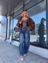 Jeans "BE BETTER" T6109 - BLUE