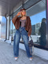 Jeans "BE BETTER" T6109 - BLUE