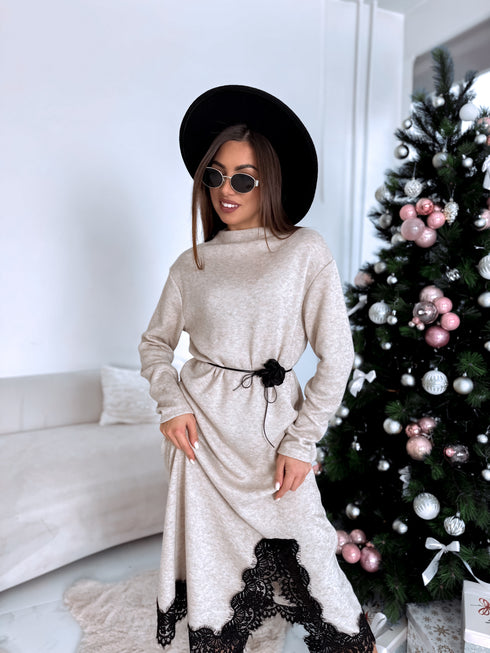 Adīta kleita "Christmas Beats A18839" - TUMŠI BĒŠA