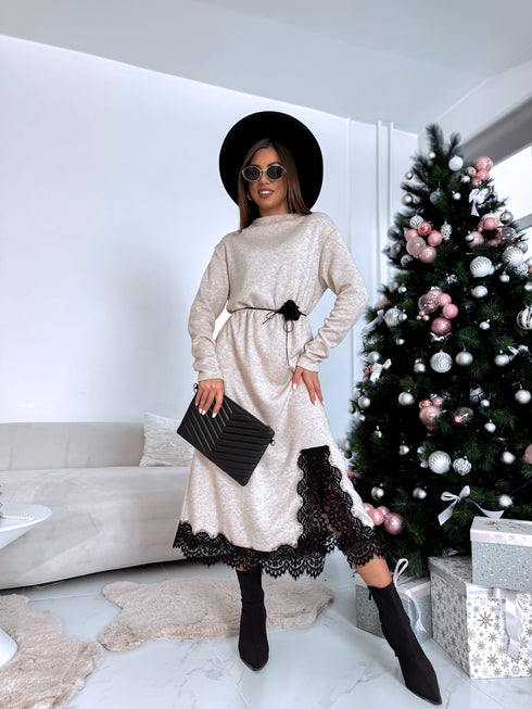 Adīta kleita "Christmas Beats A18839" - TUMŠI BĒŠA